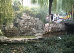 大巖塑石景觀,垃圾建造生態(tài)園